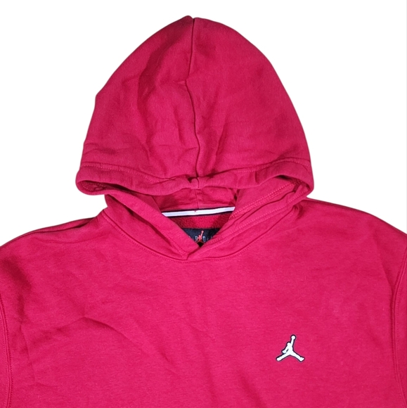 Nike Air Jordan Pullover Hoodie Red Size Med - Picture 6 of 8